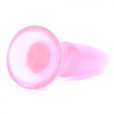 Анальная пробка Basix Rubber Beginners Pink
