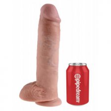 Фаллоимитатор King Cock 11 Cock with Balls Flesh