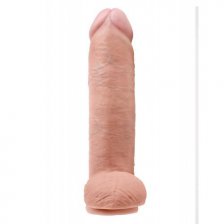 Фаллоимитатор King Cock 12 Cock with Balls Flesh