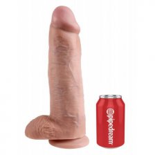 Фаллоимитатор King Cock 12 Cock with Balls Flesh