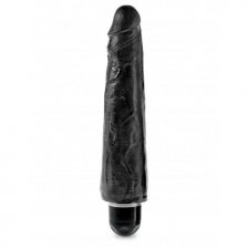 Черный вибратор-реалистик 9 Vibrating Stiffy