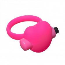 Эрекционное виброколечко Emotions Heartbeat pink