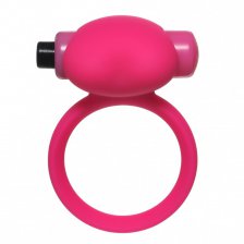 Эрекционное виброколечко Emotions Heartbeat pink