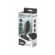 Анальная пробка с вибрацией Spice it up New Edition Perfection Black