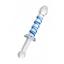 Двусторонний фаллоимитатор Sexus Glass, стекло