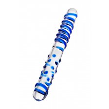 Двусторонний фаллоимитатор Sexus Glass, стекло