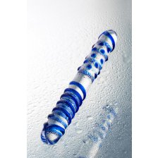 Двусторонний фаллоимитатор Sexus Glass, стекло