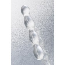 Двусторонний фаллоимитатор Sexus Glass, стекло, прозрачный
