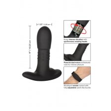 Массажер простаты Eclipse™ Beaded Probe дистанционным управлением с помощью браслета