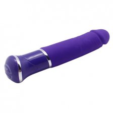 Вибратор перезаряжаемый ECSTASY Greedy Dong purple