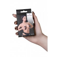 Пэстис Erolanta Lingerie Collection в форме сердец с кисточками черно-белые