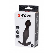 Анальная пробка A-Toys by TOYFA S, черная