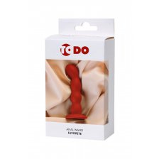 Анальный фаллоимитатор ToDo by Toyfa Favorite, красный