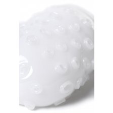 Мастурбатор MasturbaTIN Dotty Donny, TPE, белый, 5,5 см