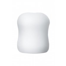 Мастурбатор MasturbaTIN Curly Curtis, TPE, белый, 5.5 см