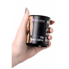 Мастурбатор MasturbaTIN Curly Curtis, TPE, белый, 5.5 см