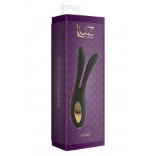 Вибромассажёр Flare Bunny от Toy Joy, 16 см, чёрный