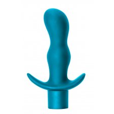 Анальная пробка с вибрацией Spice it up Satisfaction Aquamarine