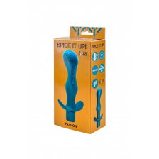 Анальная пробка с вибрацией Spice it up Passion Aquamarine