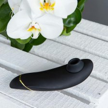 Бесконтактный клиторальный массажер Womanizer Premium, 15.5 см черный