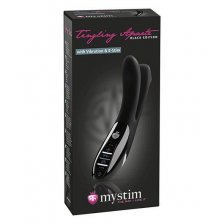 MYSTIM Вибратор с электростимуляцией Tingling Aparte eStim черный