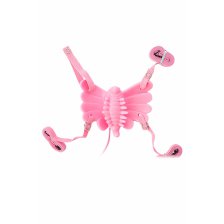 Вибробабочка, TOYFA, PVC, розовый, 6,5 см