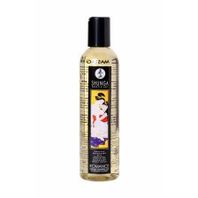 Масло для массажа Shunga Romance, натуральное, возбуждающее, с ароматом клубники и шампанского, 250 мл