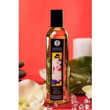 Масло для массажа Shunga Romance, натуральное, возбуждающее, с ароматом клубники и шампанского, 250 мл