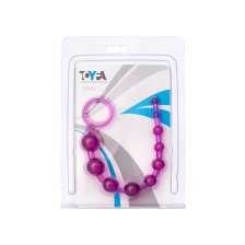Шарики анальные TOYFA, PVC, фиолетовый, 30 см