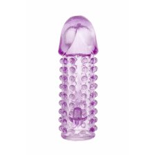 Насадка на пенис TOYFA, TPE, фиолетовая, 13 см