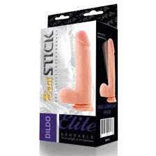 Реалистичный фаллоимитатор TOYFA RealStick Elite DILDO, TPR, телесный, 23,5 см