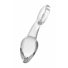 Анальная втулка Sexus Glass, стекло, прозрачная, 14,5 см, Ø 4 см