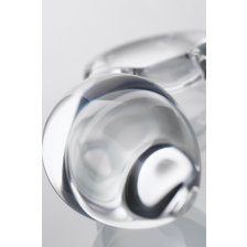 Анальная втулка Sexus Glass, стекло, прозрачная, 14,5 см, Ø 4 см