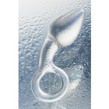 Анальная втулка Sexus Glass, стекло, прозрачная, 14,5 см, Ø 4 см