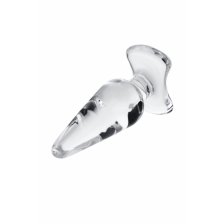 Анальная втулка Sexus Glass, стекло, прозрачная, 11,5 см, Ø 3,5 см