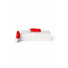 Вибратор клиторальный 4Gb USB памяти, 7 режимов вибрации, красный