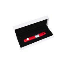 Вибратор клиторальный 4Gb USB памяти, 7 режимов вибрации, красный