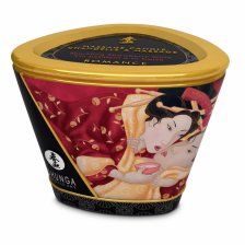 Массажное аромамасло Shunga Romance с ароматом клубники и шампанского, 170 мл