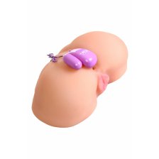 Мастурбатор реалистичный TOYFA Juicy Pussy Sophie с вибрацией , вагина и анус, TPR, 17 см