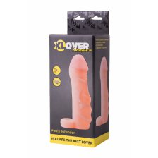 Насадка ToyFa XLover Increase+ для увеличения размера, реалистичная, с кольцом, TPR, телесный, 15 см