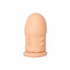 Насадка ToyFa XLover Increase+, для увеличения размера, с усиками, латекс, телесный, 6 см