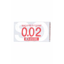 Презервативы полиуретановые Sagami Original 0.02 УЛЬТРАТОНКИЕ,гладкие №2