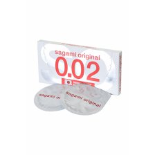 Презервативы полиуретановые Sagami Original 0.02 УЛЬТРАТОНКИЕ,гладкие №2