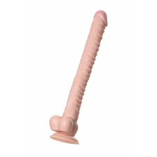 Реалистичный фаллоимитатор TOYFA RealStick Nude, PVC, телесный, 40 см