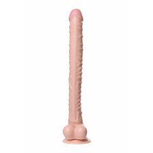 Реалистичный фаллоимитатор TOYFA RealStick Nude, PVC, телесный, 40 см