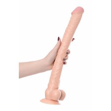 Реалистичный фаллоимитатор TOYFA RealStick Nude, PVC, телесный, 40 см
