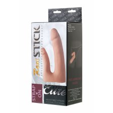 Страпон на креплении TOYFA RealStick Elite, TPR, телесный, 19 см
