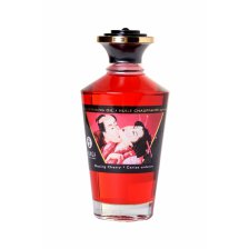 Масло для массажа Shunga Blazing Cherry, разогревающее, с ароматом вишни, 100 мл