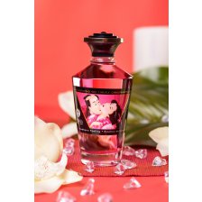 Масло для массажа Shunga Raspberry Feeling, разогревающее, с ароматом малины, 100 мл