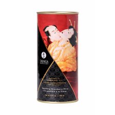 Масло для массажа Shunga Sparkling Strawberry Wine, разогревающее, с ароматом клубники и шампанского, 100 мл